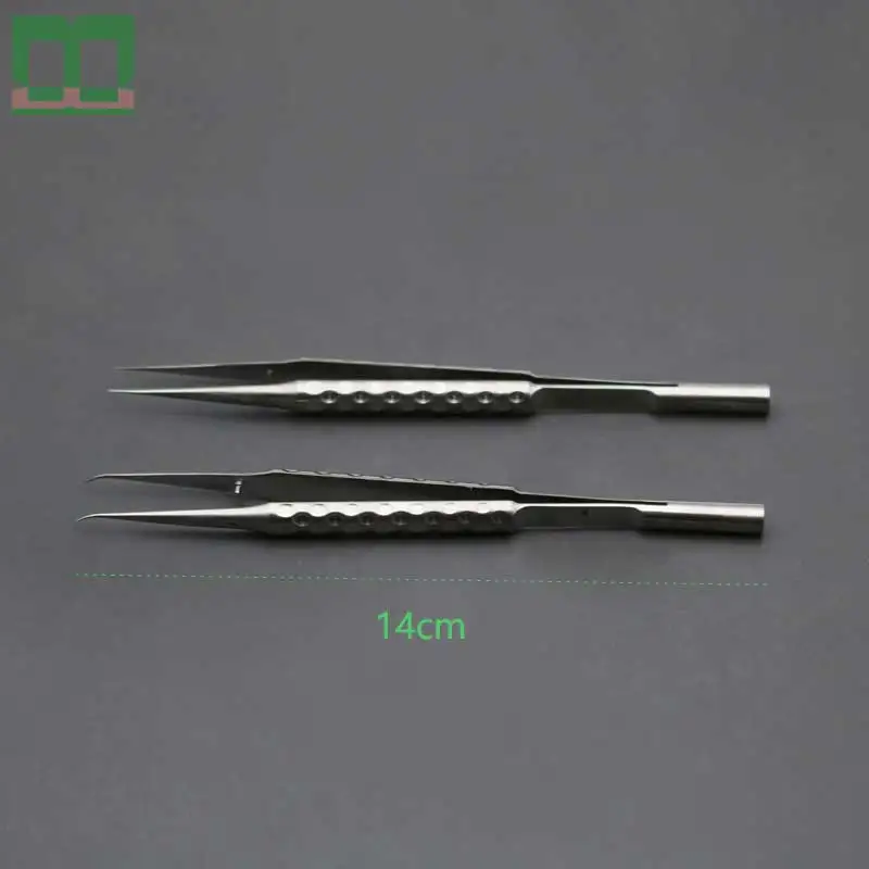 Tying Forceps straight platform 14cm titanium alloy cosmetic plastic surgery surgical operating instrument 0.4mm