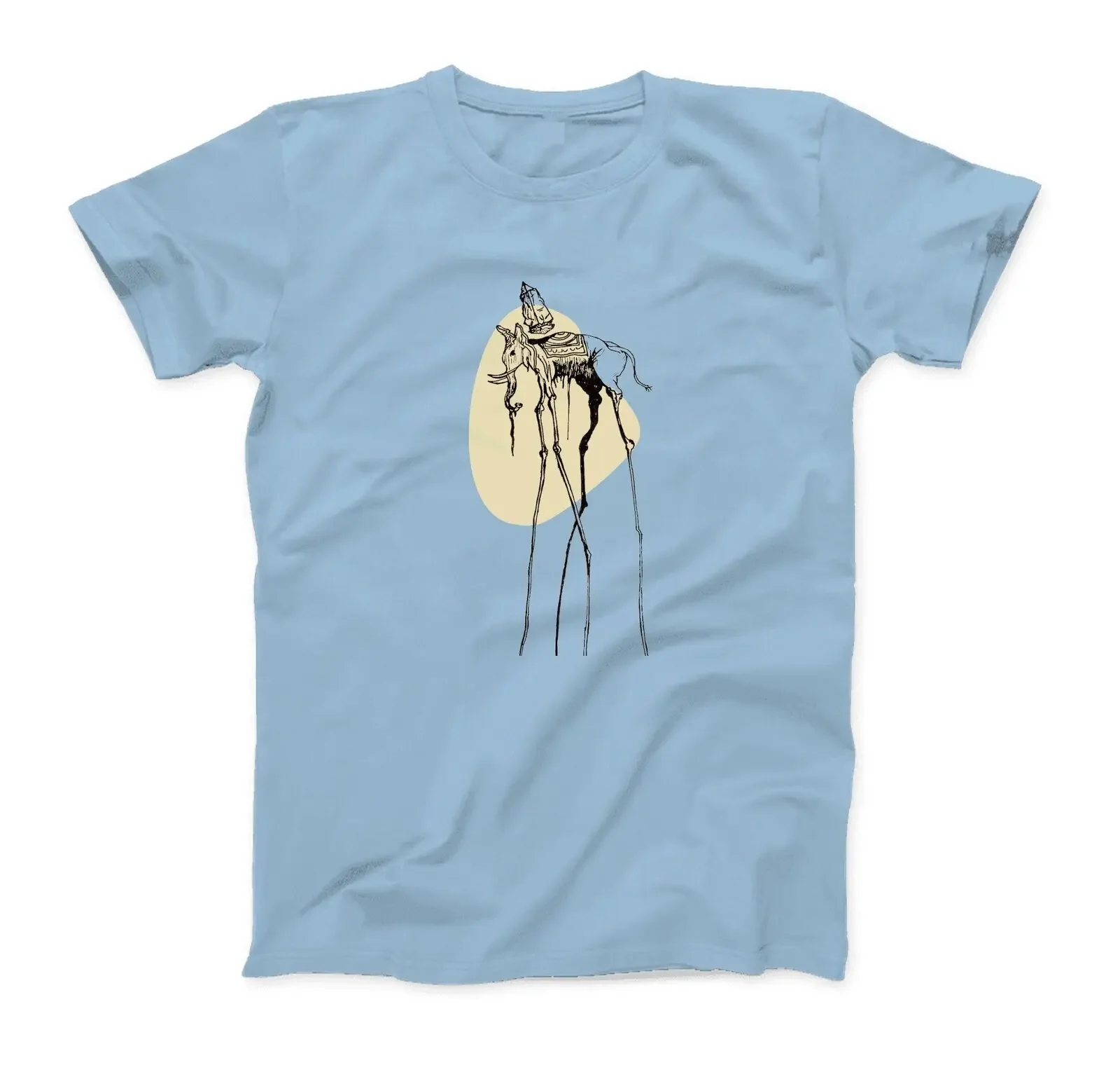 Salvador Dali Elephant Line Drawing (1948) Artwork T-shirt