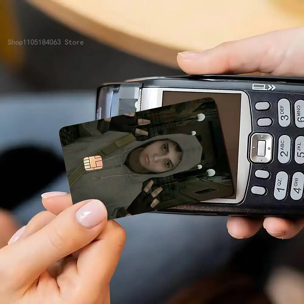 لعبة C-Cry of F-Fear ملصقات الائتمان فيزا الخصم البنك بطاقة شحن حافلة مترو ملصق مضاد للماء ملصق الديكور