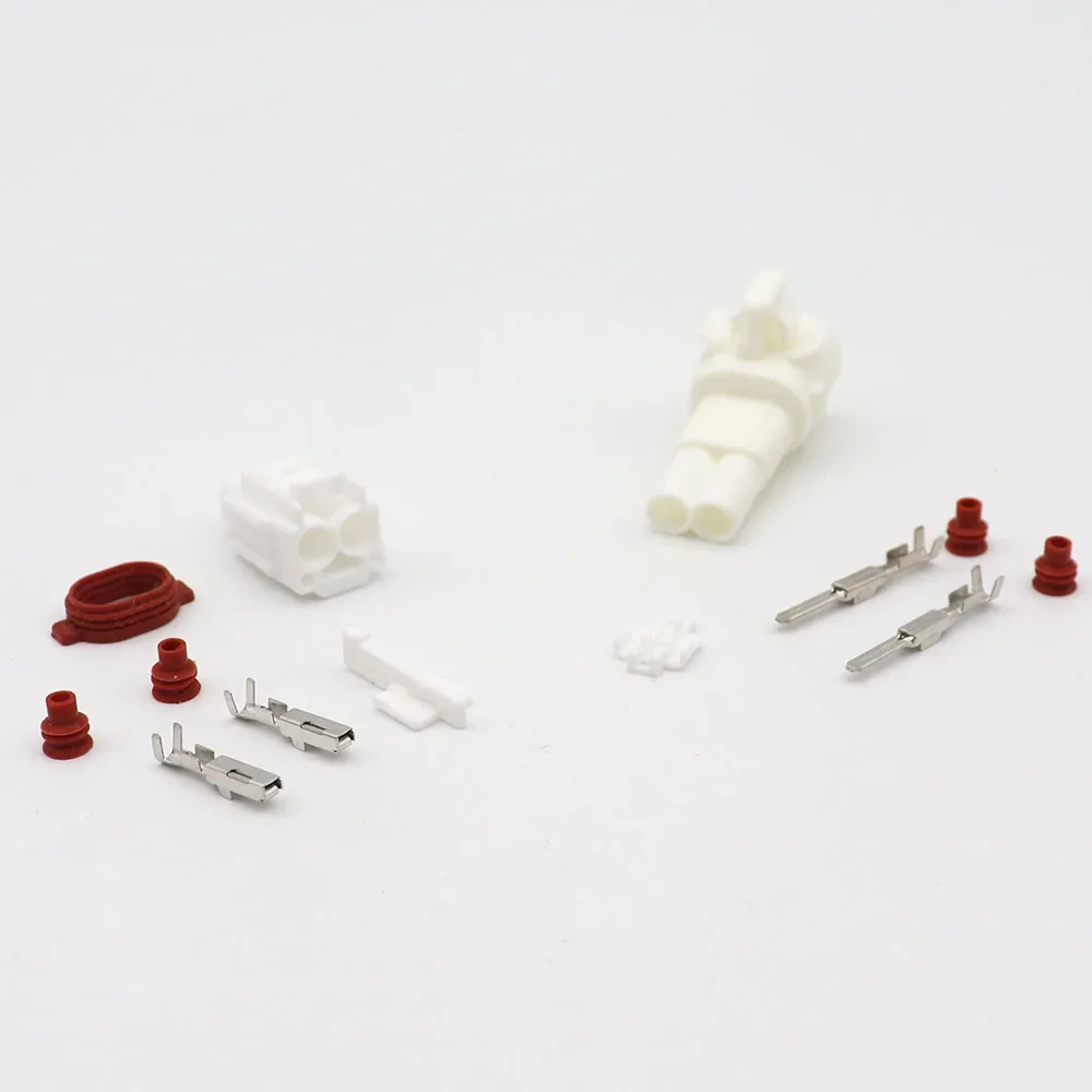 

Automotive Electrical 2P 2.2 Series Wire Connector DJ70218Y-2.2 Male Female Cable Terminal Plug Kits Motorcycle Car Fog Light