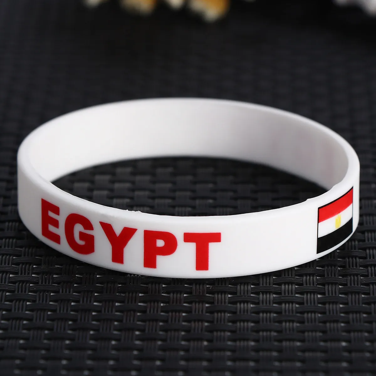 6Pcs Silicone Country Wristband Soft Comfortable Sports Bracelet for Country Flag Wrist Bands