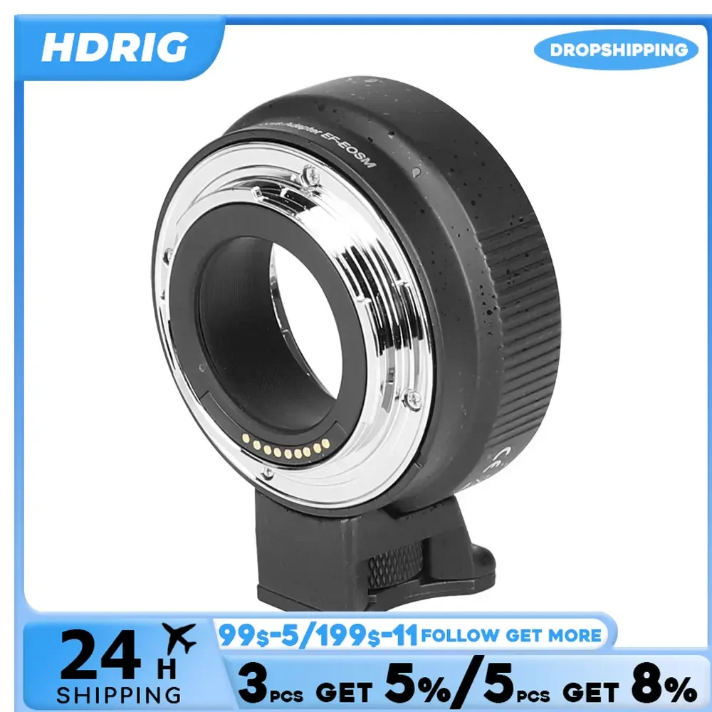 HDRiG EF-EOS R Ống Kính Lấy Nét Adapter EF-RF Dành Cho Canon EOS EF/EF-S Dành Cho Canon EOS Máy Ảnh Không Gương Lật tự Động Lấy Nét