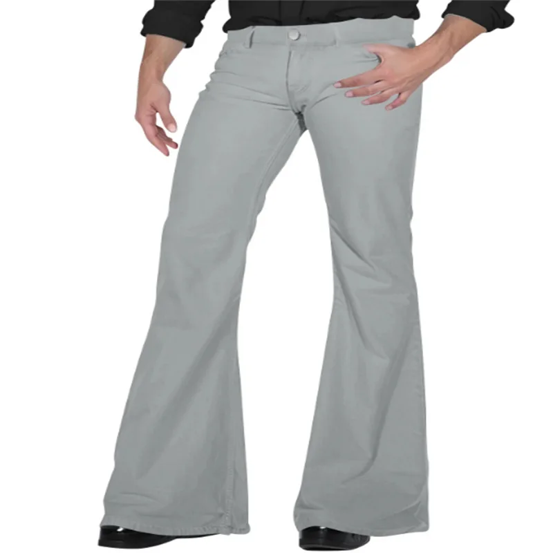 الرجال الخريف الشتاء جديد بلون سليم صالح تمتد الحضرية عارضة متوهج السراويل السراويل