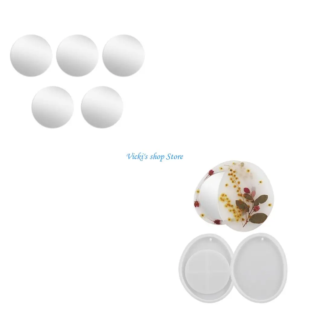 Easy to Use Silicone Mold Set Makeup Glass Moulds Rotating Makeup Molds