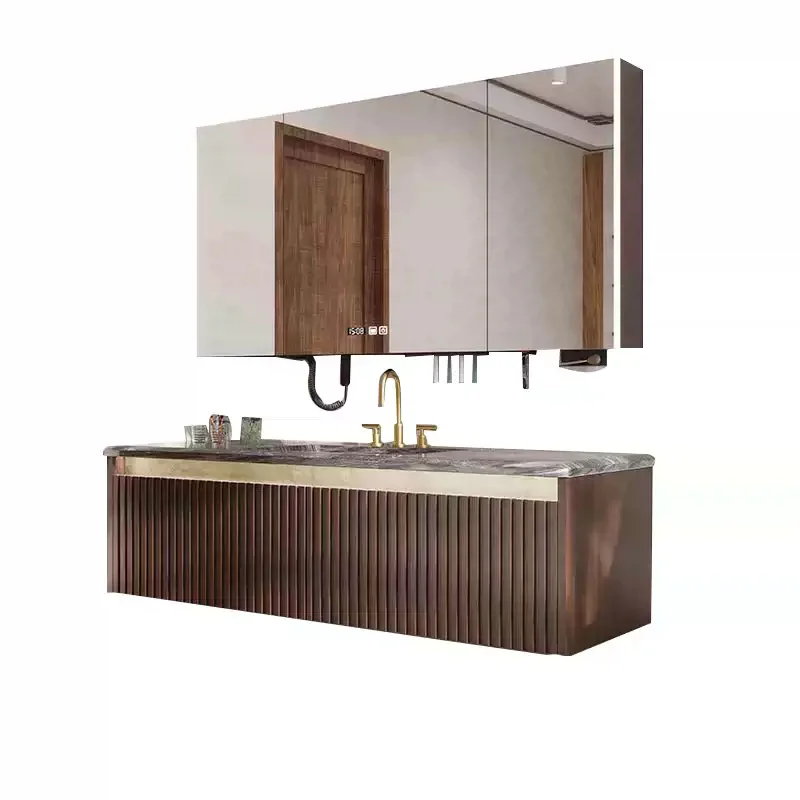 

New bathroom wooden cabinet practical bathroom vanity lighting bathroom vanity