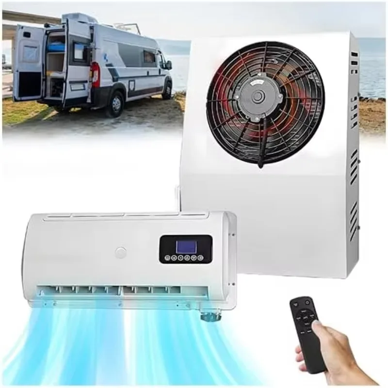 Air Conditioner 12V/24V Mini Split Truck DC Air Conditioner Tractor Air Conditioning Unit for Semi-Trailer