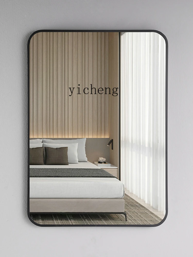 XL Bathroom Mirror Makeup Mirror Wall Self-Adhesive Punch-Free Toilet Sink Wall-Mounted Dressing Mirror