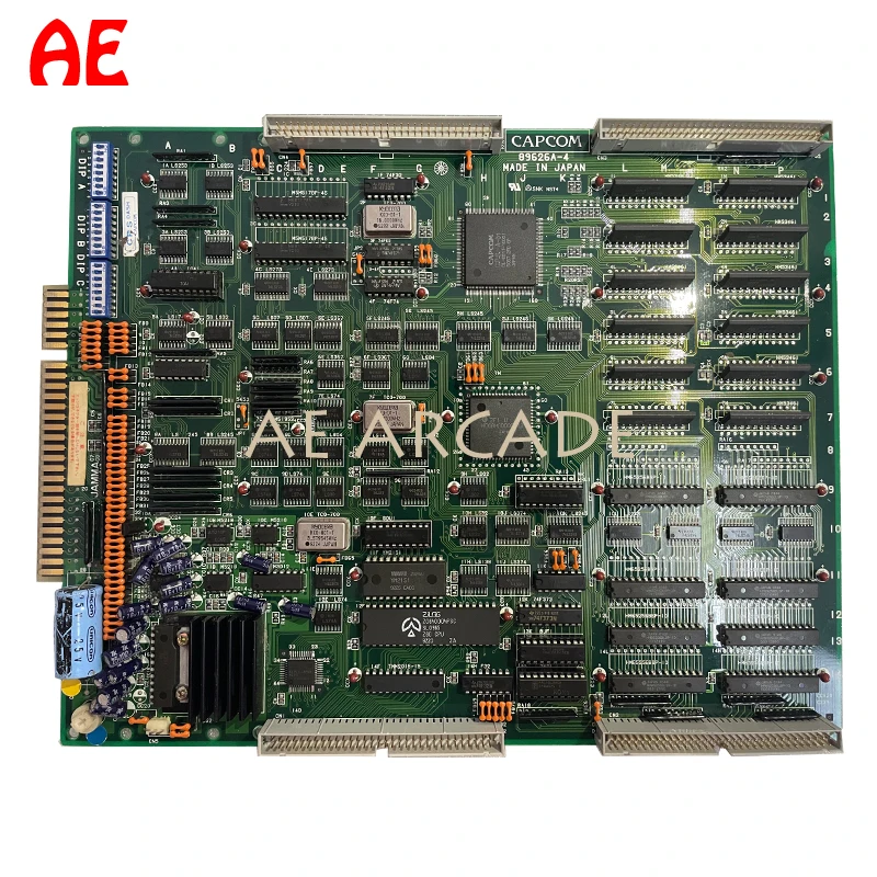 Capcom CPS1 3 Floors PCB Arcade Motherboard 1941/Dynasty Wars/Street Fighter II/Lost Worlds/Final Fight/Forgotten Worlds Etc.