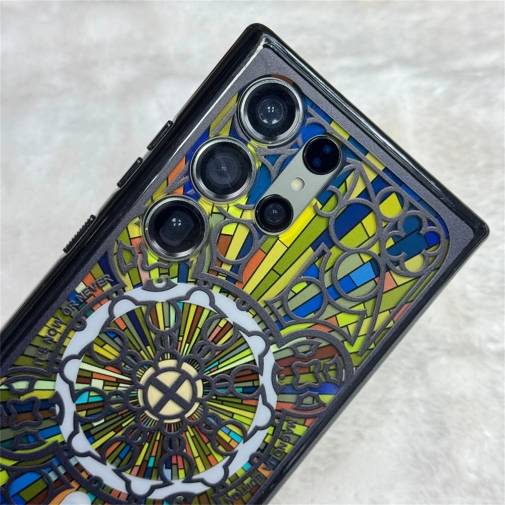 Official Spigen PC Hard Magnetic Case For Samsung Galaxy S25 Ultra S24 S23 S22 Ultra C11 Series For Magsafe Ultra Thin TPU Cover - náhled 3