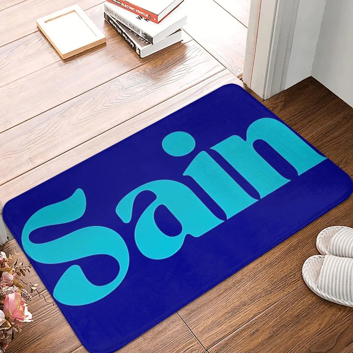 Sain,Funny Cool Best Color Ar Anti-slip Doormat Floor Mat Absorbent Mat Carpet Rug for Kitchen Entrance Home Balcony Footpad Mat