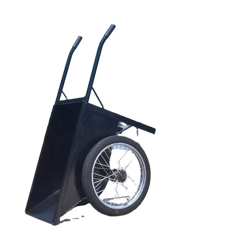 OEM Custom Large Wheel Push-Pull Agricultural Dump Ash Bucket Truck High Durability Household Sanitation Garbage Hand Cart