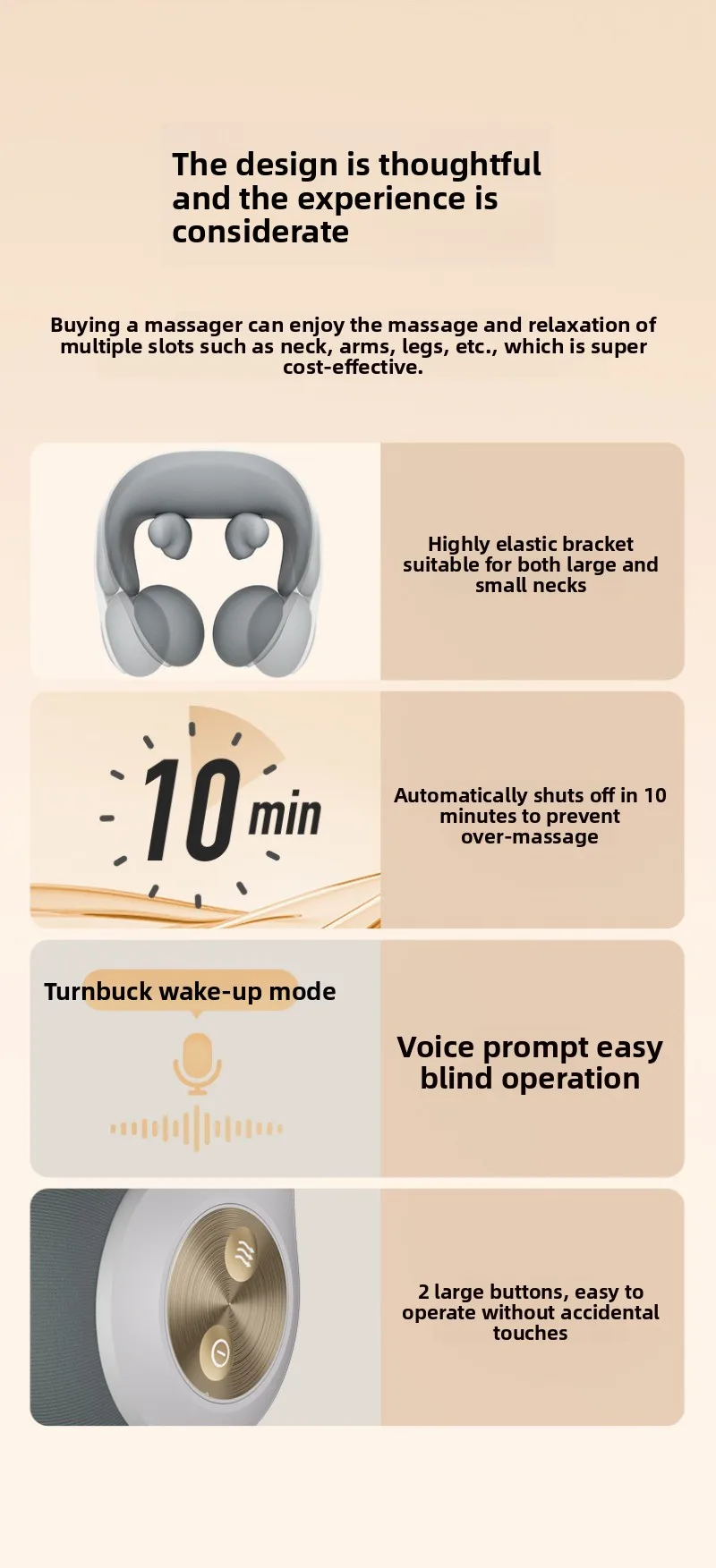 Cervical Massager N3/N5-2 Shoulder, Neck, Neck Rib Pulling Hot Compress Physical Ring and Neck Support Human Hand Kneading