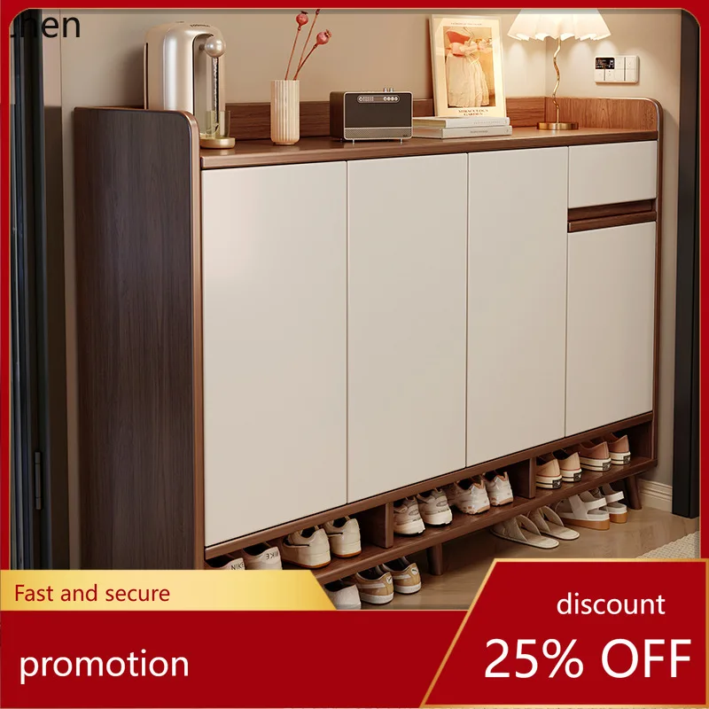 

CZ Entryway Shoe Cabinet Integrated Large Capacity Multi-layer Shoe Rack Home Doorway Storage Rack