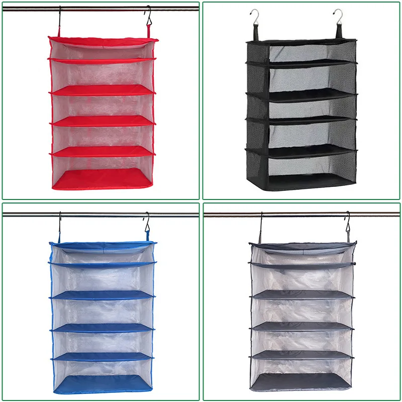 

Large Capacity Foldable Multifunctional Clothing Storage Bag Three-layer Hanging Travel Storage Package