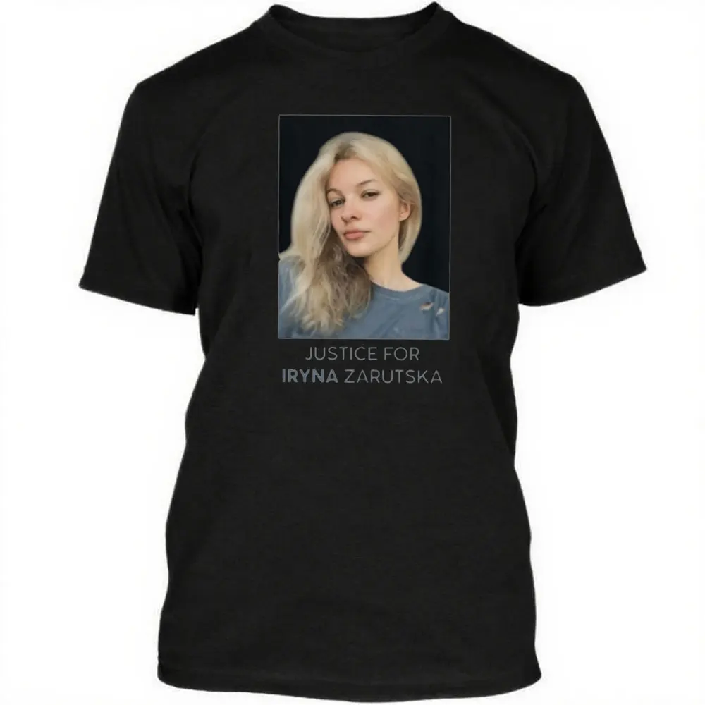 Justice pour Iryna Zarutska paix unité arrêter de la Violence T-shirt sweat unisexe femmes hommes T-shirt haute qualité couverture en coton