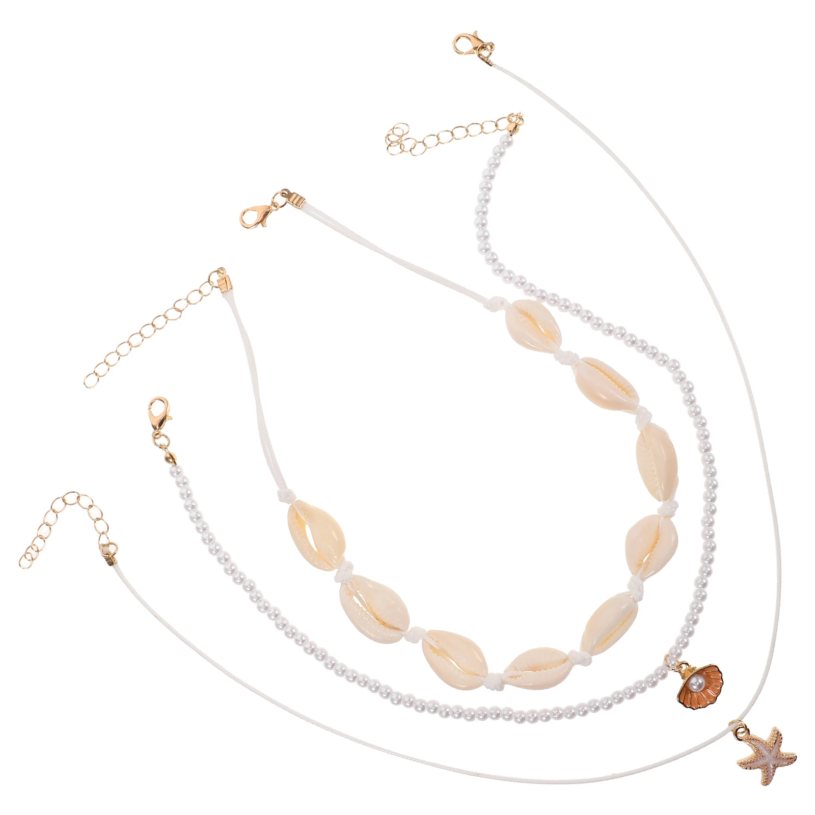 

Shell Necklace Hawaiian Jewelry for Women Beach Beaded Necklaces Bohemia Beads Women's
