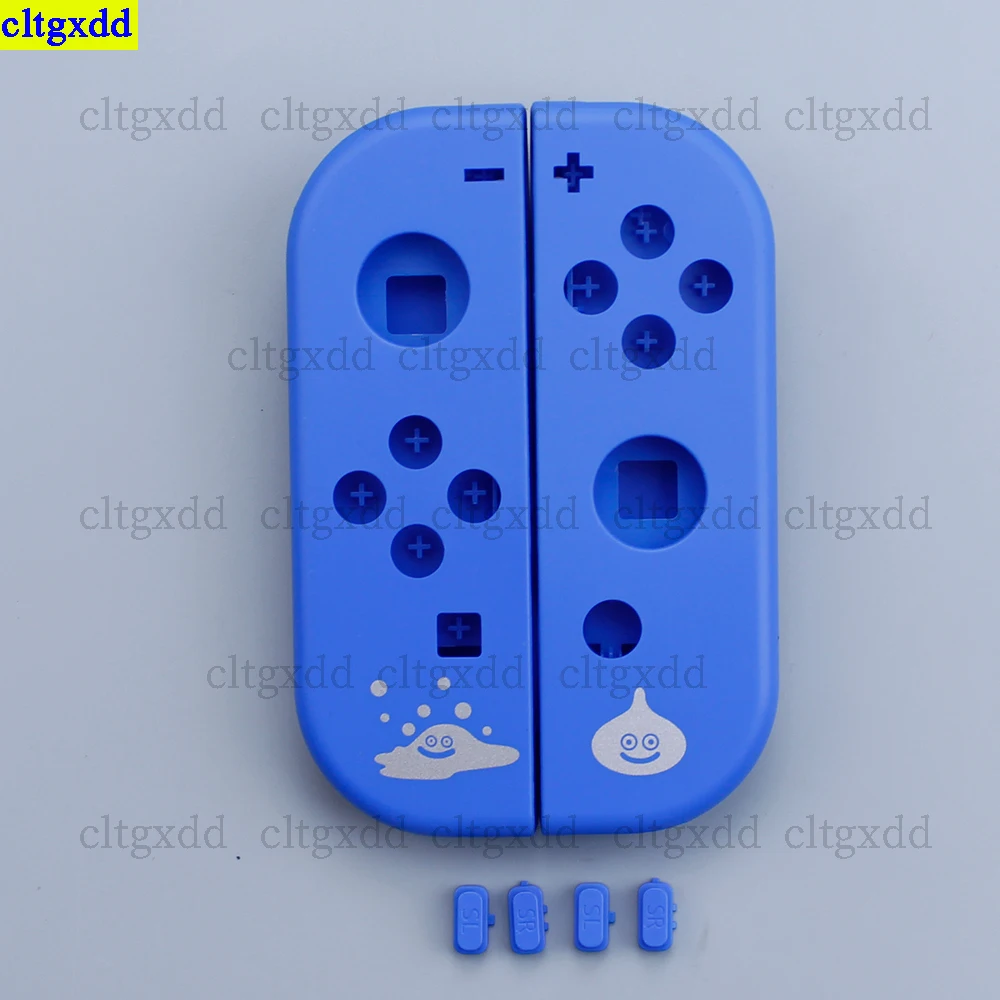 Пластиковый чехол cltgxdd с мультяшным рисунком, передняя и задняя части, со средней рамкой, подходит для контроллера NS Switch JoyCon