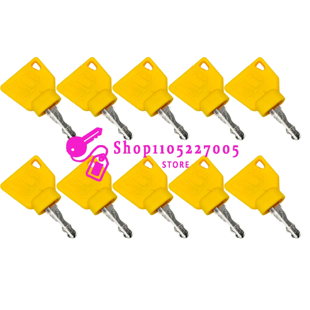 701/45501 20/10/5/1 SZT. Klucze do koparek JSB 130 220 240 360 290 Kluczyk do włącznika zapłonu Kluczyk do otwierania drzwi kabin sterownika KLUCZ DO OTWIERANIA DRZWI ŻÓŁTY