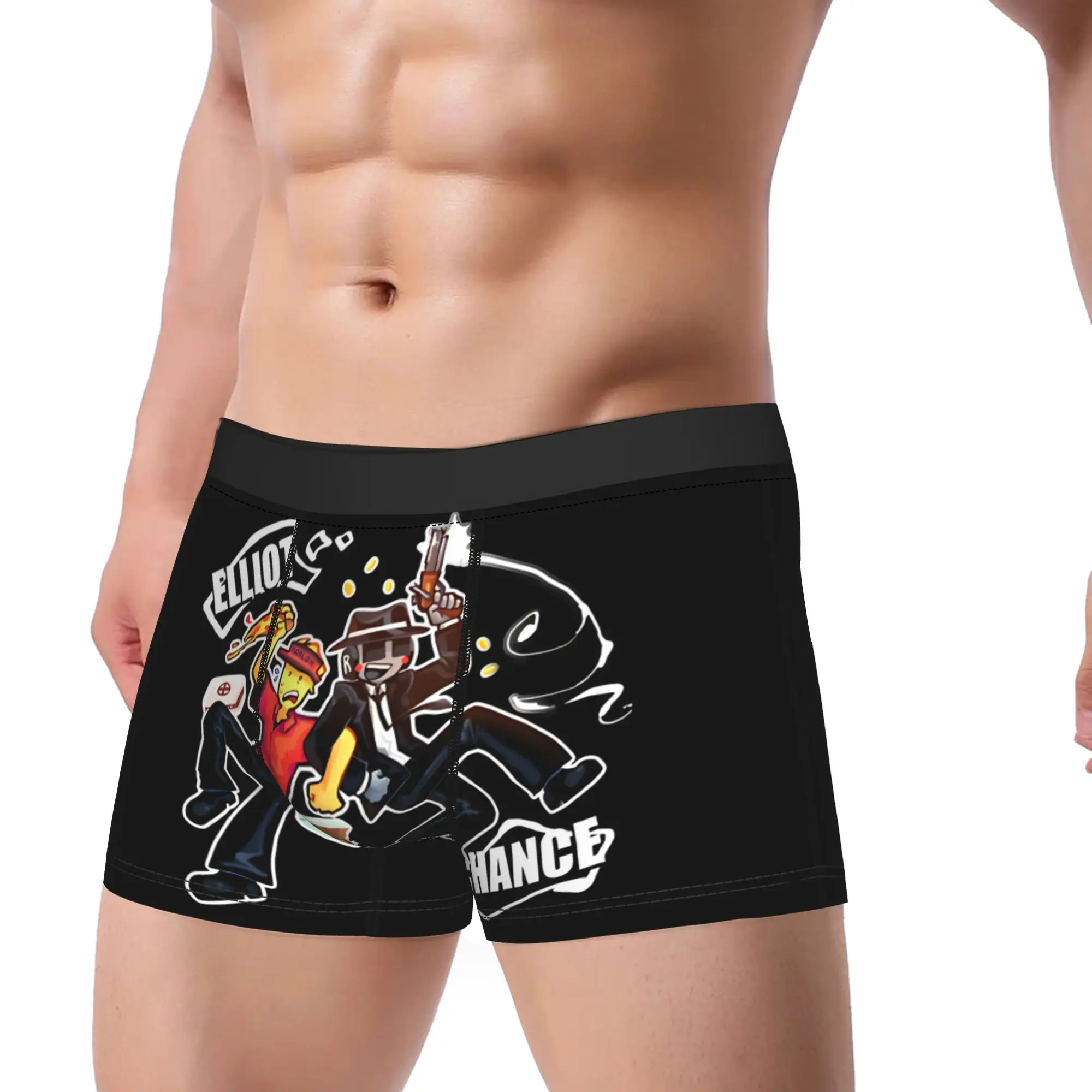 ملابس داخلية Forsaken ملابس داخلية جديدة مطبوعة بوكسر قصير للذكور حقيبة كبيرة الحجم