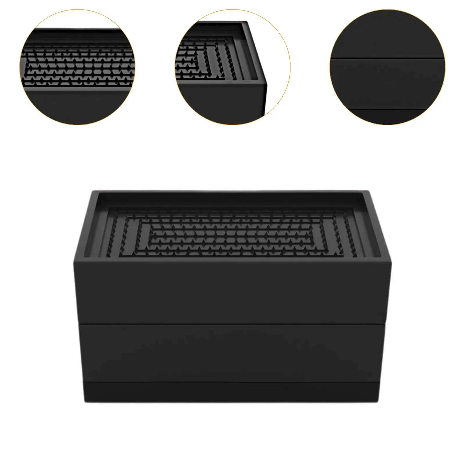 Rectangle Bed Riser Lift in Height Anti Slip Elevating Floor Protector Rectangle Raising Block for Sofa Cabinet Fidge Desk Couch