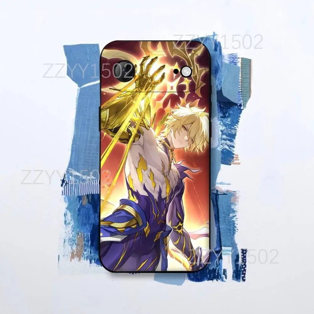 Custodia per telefono H-Honkai Star Rail Phainon per iPhone 17,16,15,14,13,12,Pro,Max,Plus,E,SE4,Air,Mini Custodia nera