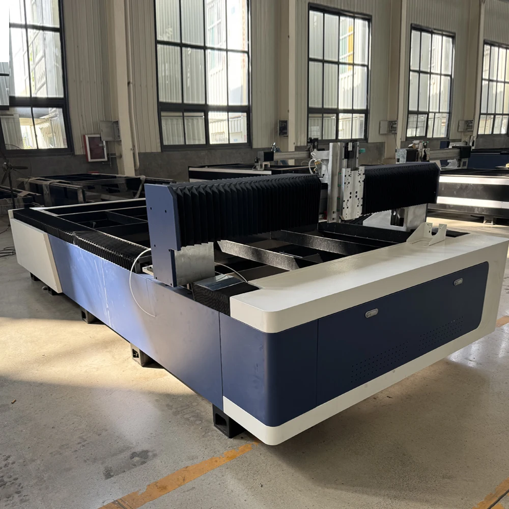 

Лазерный станок для резки металла 3000 Вт, модель 3015, с одной платформой, для резки листового металла и пластин