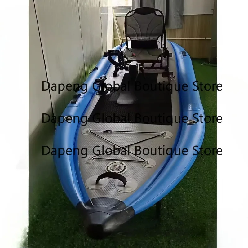 Lightweight Custom Foldable PVC Single Seat Inflatable Floating Vessel Sit On Outdoor Leisure Craft