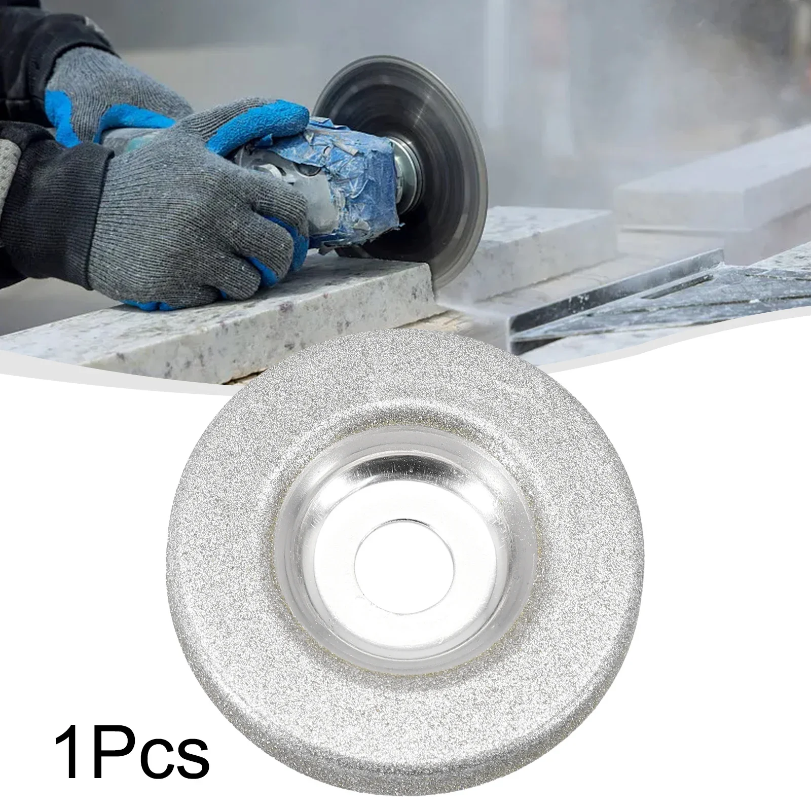 1pc 150/180/320 Grit Diamond Grinding Wheel Cup Emery Milling Cutter Circle Sharpener Stone Grinder Cutting Wheel Tools