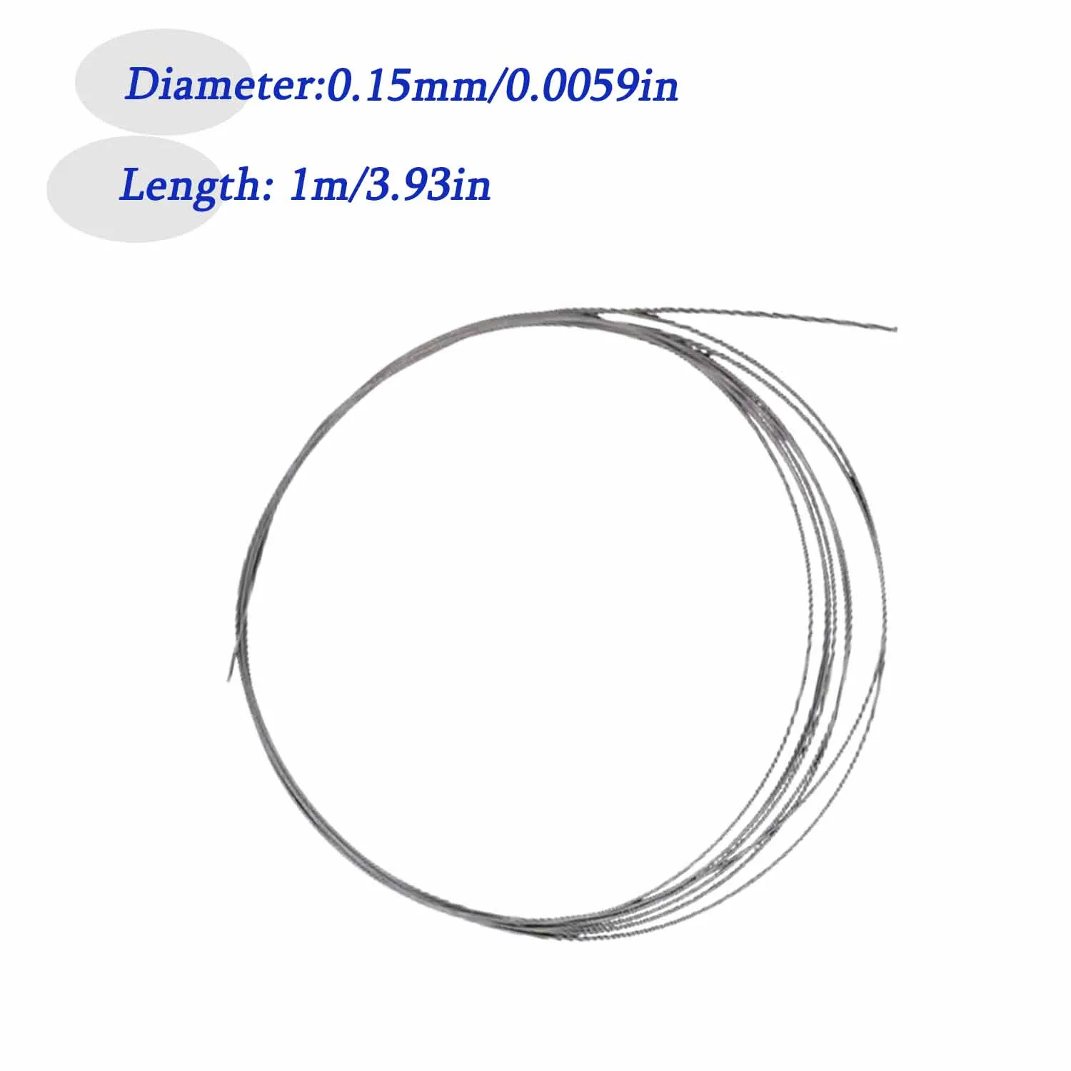 1M/1Rolle Diamantdrahtsäge 0,15-0,5mm 1 Meter Schonendes Schneidzubehör Geeignet für Präzisionsschnitte von Jade und Keramik