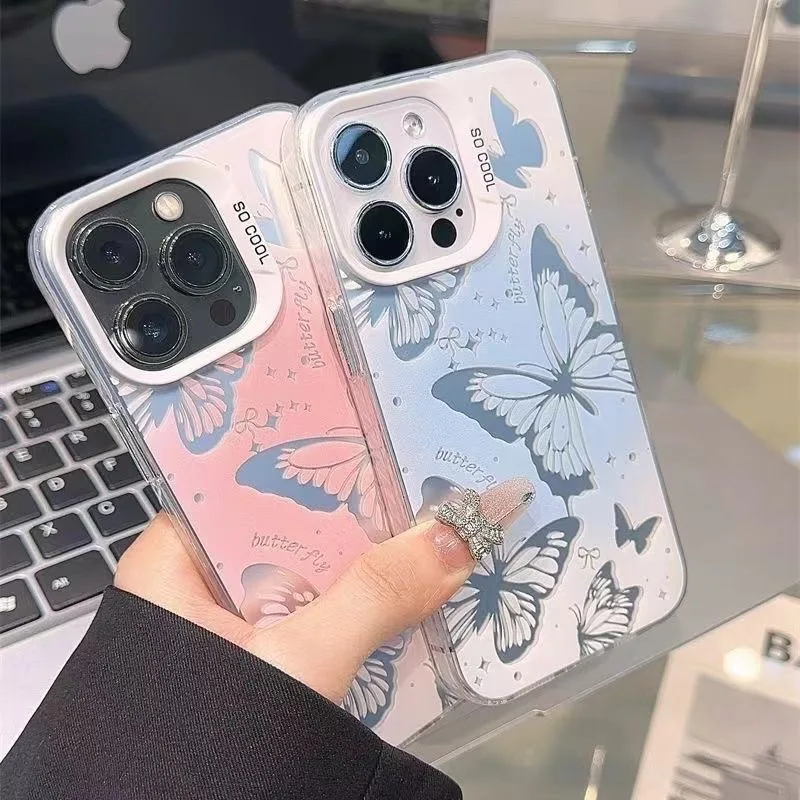 

Gradient Butterfly Case For OPPO F29 A5 Pro A35 A15 A5X A3X A53 A9 A31 2020 A37 Reno 8T 4G 7Z 8Z 5G 5 Lite 6 Pro 8 Realme 8i 5i