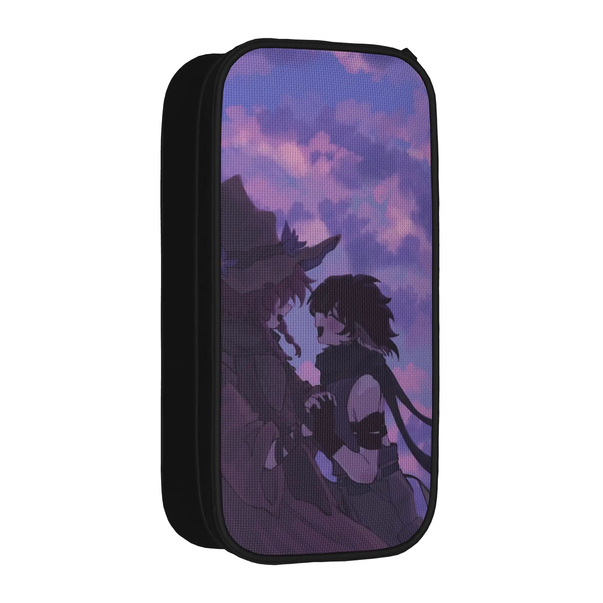 Azuretime Anime Azure Two Time Pencil Cases  Pen Bag Student Large Storage Students School Zipper Pencilcases
