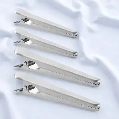 

4Pcs Food Clip Thickened Sealing Clip for Snack Bags Moisture Proof Fresh Keeping Kitchen Storage Solution Food Sealing Clips