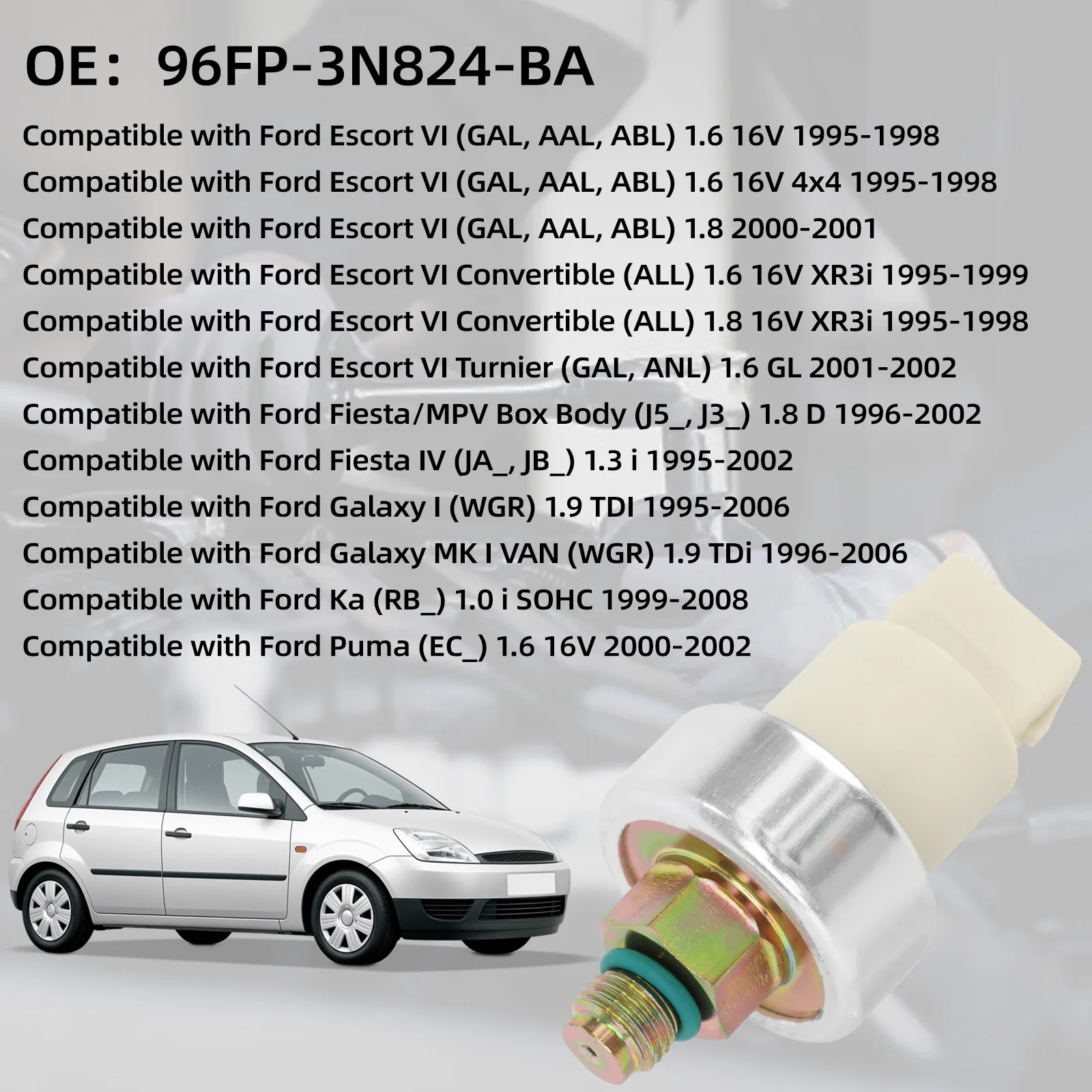 

Новый датчик давления масла для Ford Escort Fiesta Galaxy Puma Street Ka 96FP-3N824-BA 96FP3N824BA 96FP 3N824 BA