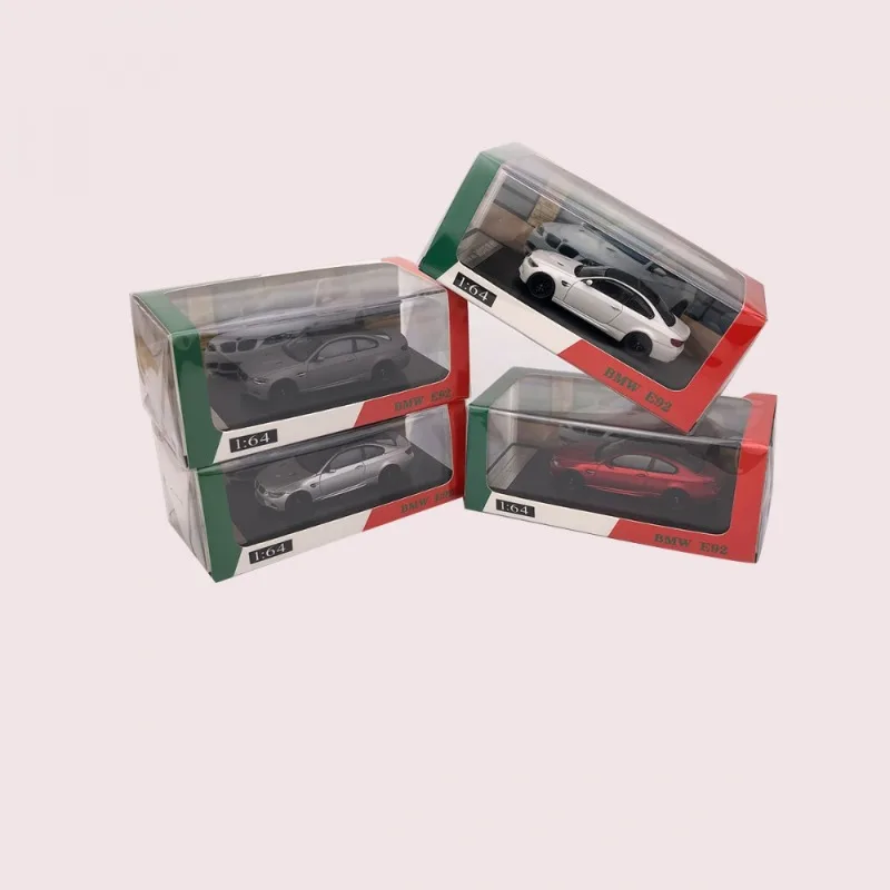 MODELO FINO 1:64 Sedan M3 E92, modelo de carro em liga fundida, para adolescentes brincam com, decoração para adultos, presente para meninos.