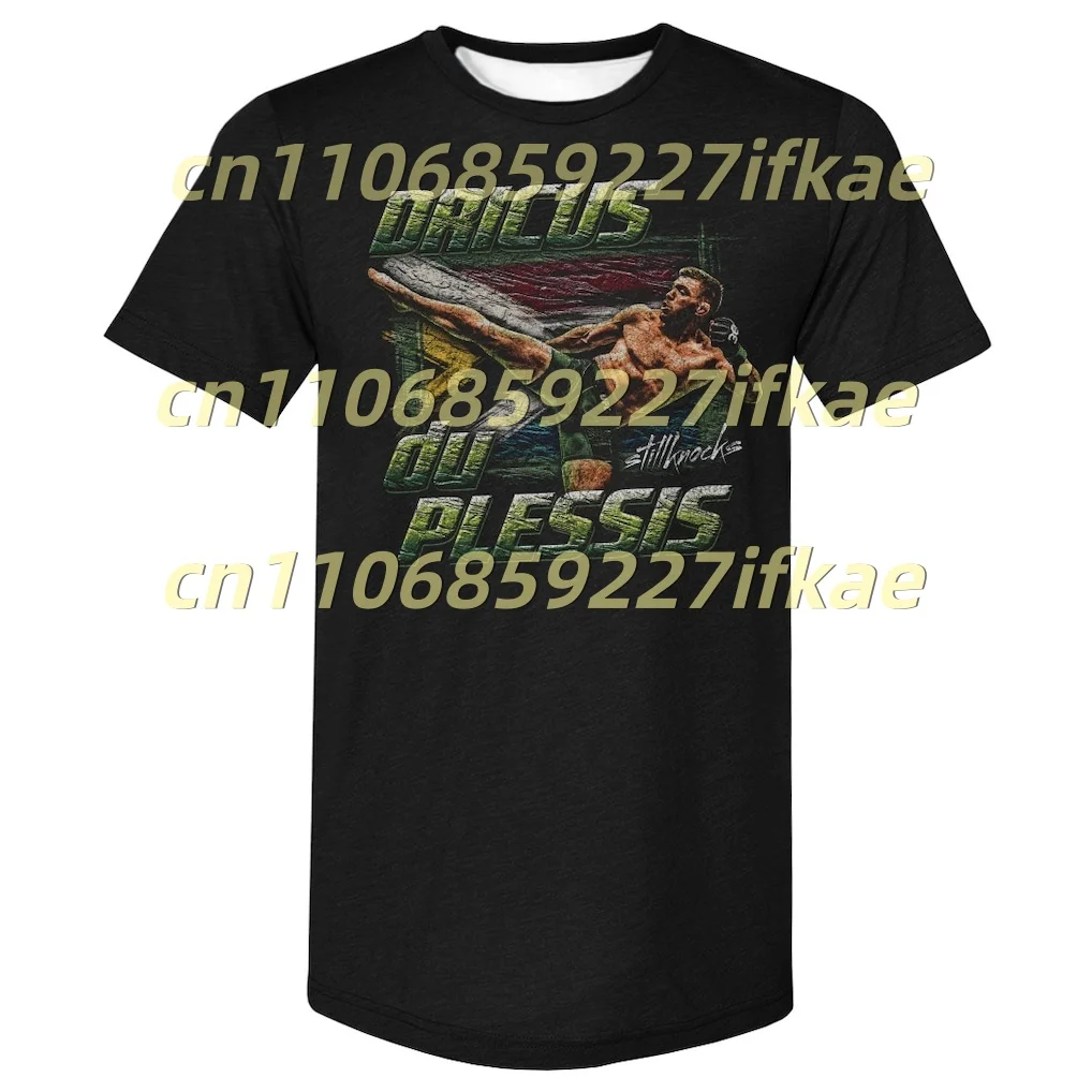 

Men's Black Boxing Sports Casual 3D Printed Sports T-shirt, Lightweight and Breathable Quick Drying Sports Top