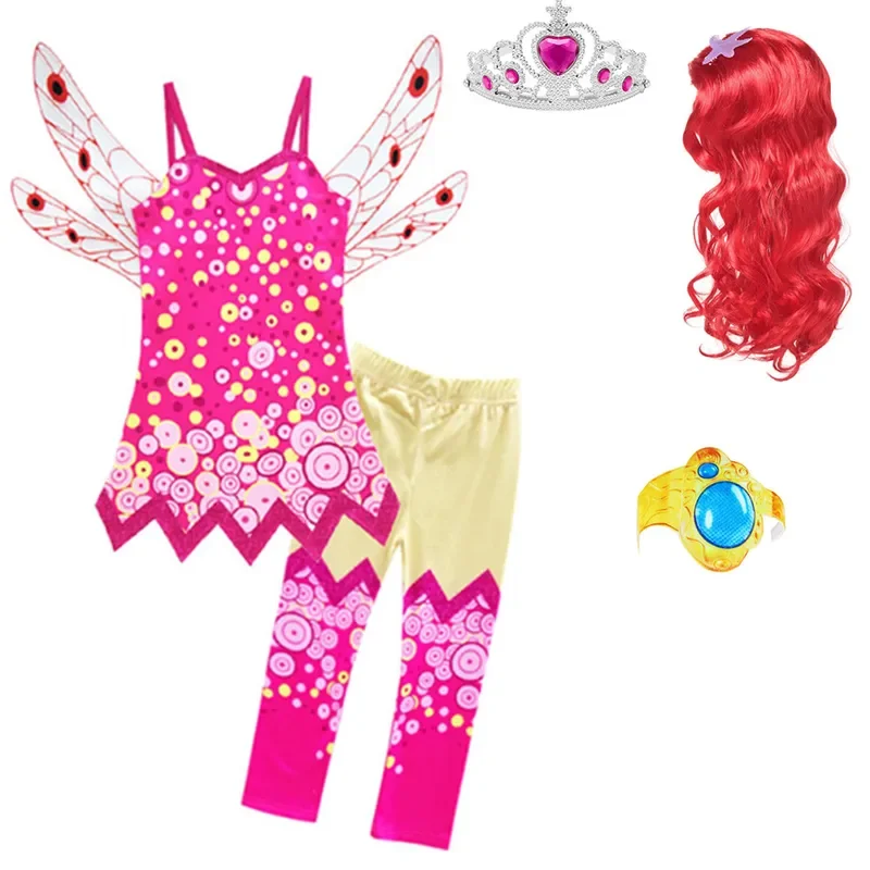 for Girl Halloween Costumes for Kids Girls Mia and Me Clothing Set Mia Cosplay Costume Children Birthday Party Carnival Clothes