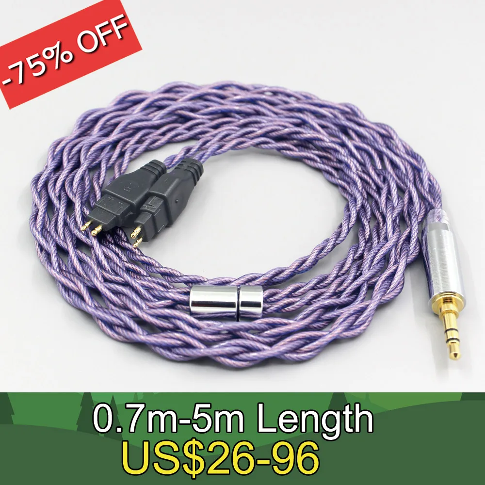 

Type2 1.8mm 140 cores litz 7N OCC Headphone Earphone Cable For Sennheiser HD580 HD600 HD650 HDxxx HD660S HD58x HD6xx LN007871