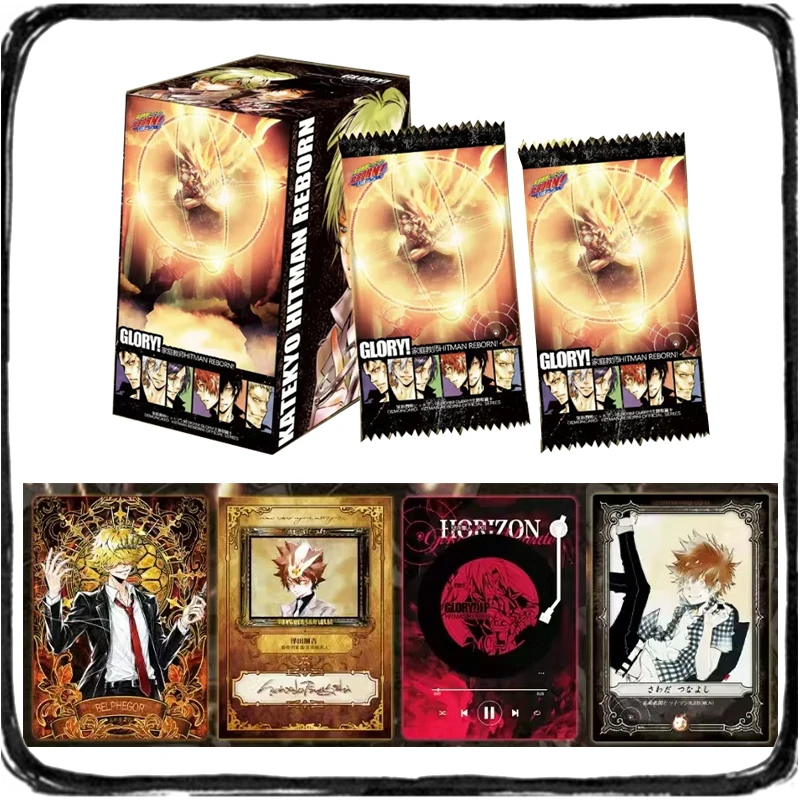 Original Box HITMAN REBORN Card 20th Anniversary Theme Card Series Anime Merchandise Children's Holiday Birthday Gift Toys