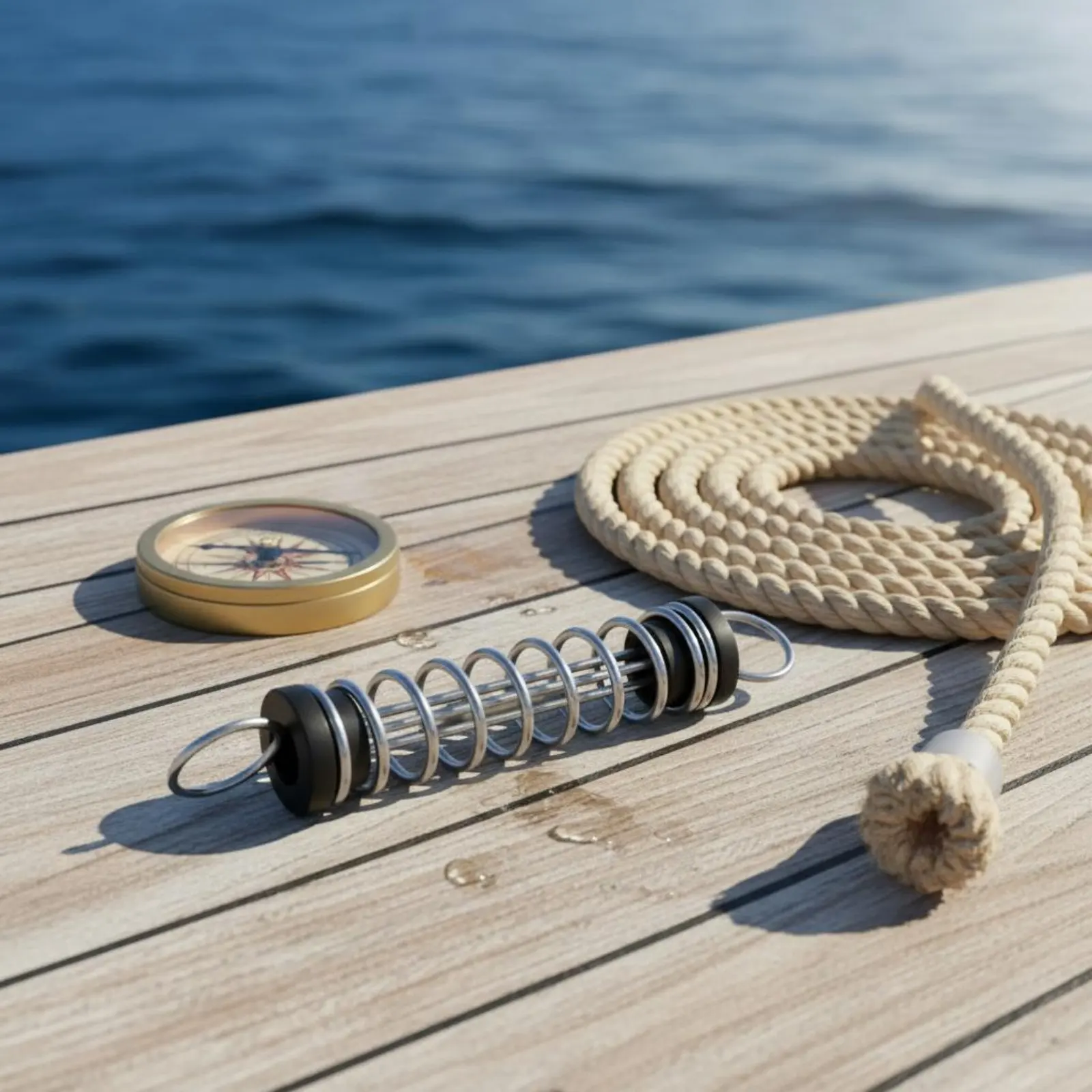 Stainless Steel Docking Coil Resists-Corrosion Docking Snubber Coil Docking Shock Absorber Reduces Stress Cracking