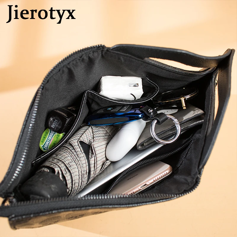 JIEROTYX Ghost Head Skull Clutch Bags for Women Crossbody Shoulder Bag Handbags Envelope Bag Men Large Capacity Black Leather