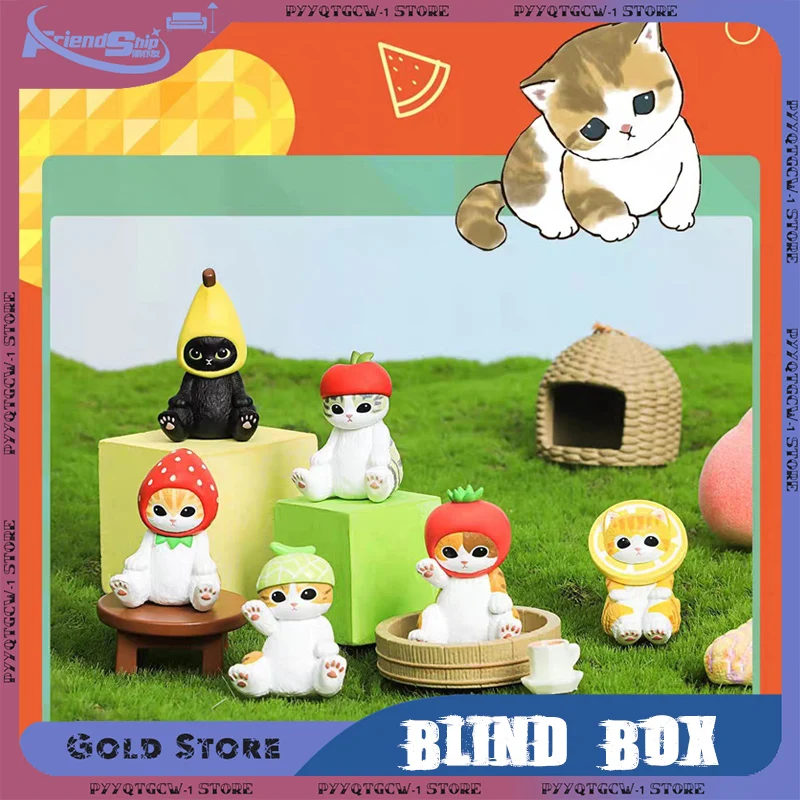

Mofusand Shark Cat слепая коробка 4-го поколения Cross Dressing Kawaii Cats слепая коробка игрушки настольные украшения коллекция подарок на день рождения