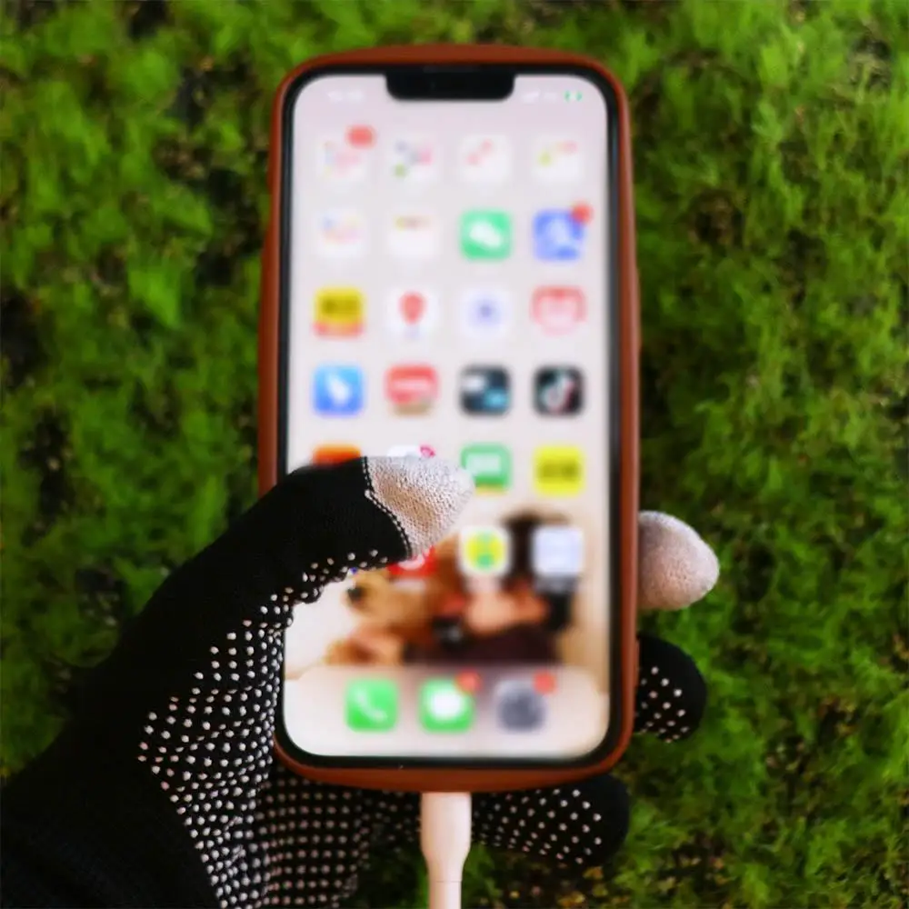 تسلق الجبال يندبروف في الهواء الطلق الدراجات بلون قفازات شاشة لمس المضادة للانزلاق القفازات قفازات كاملة الأصابع الرجال قفازات النايلون