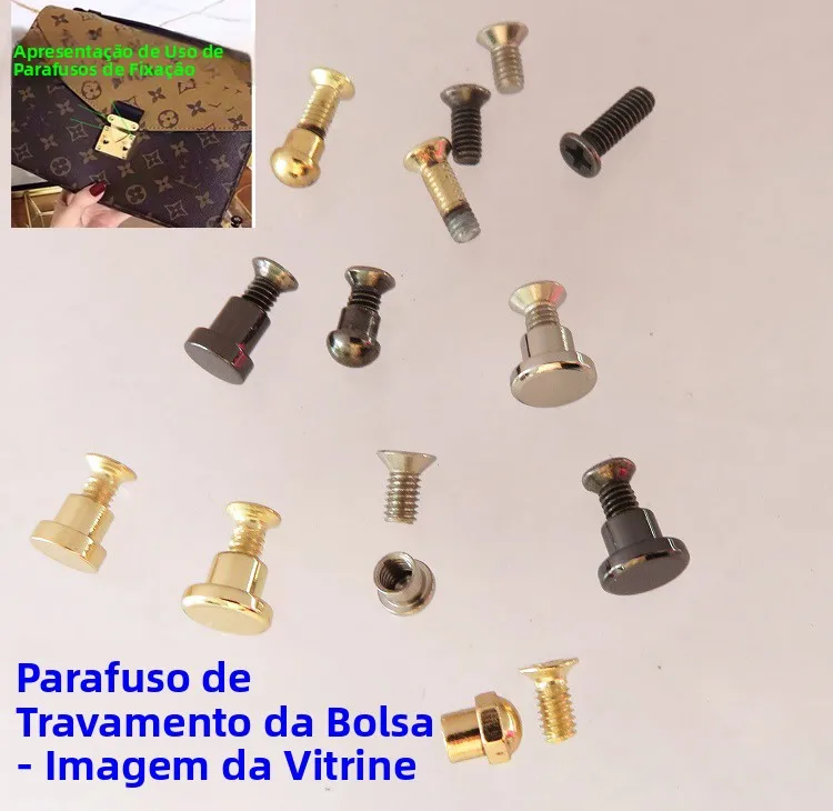 fivela-de-metal-em-forma-de-cogumelo-preta-e-prateada-acorios-para-bolsa-porcas-hexagonais-de-cabeca-plana-hardware-par