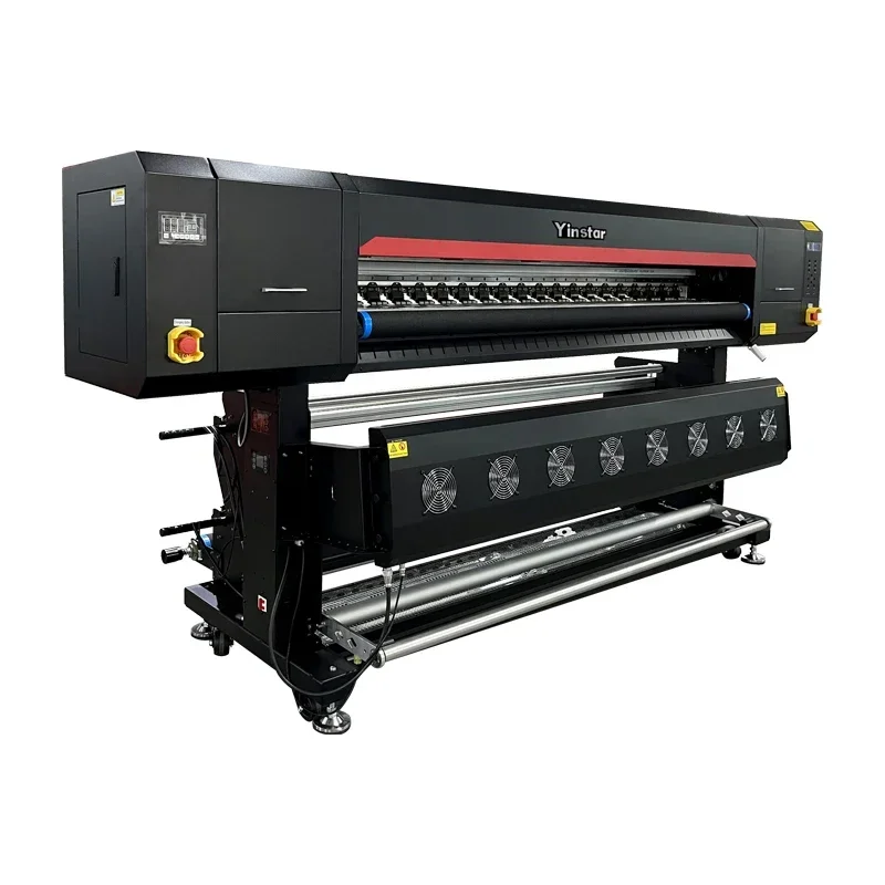 Yinstar 1.9m Large Format High Quality Full Sublimation Printer I3200 4 Heads Plotter Sublimation Printer Machine