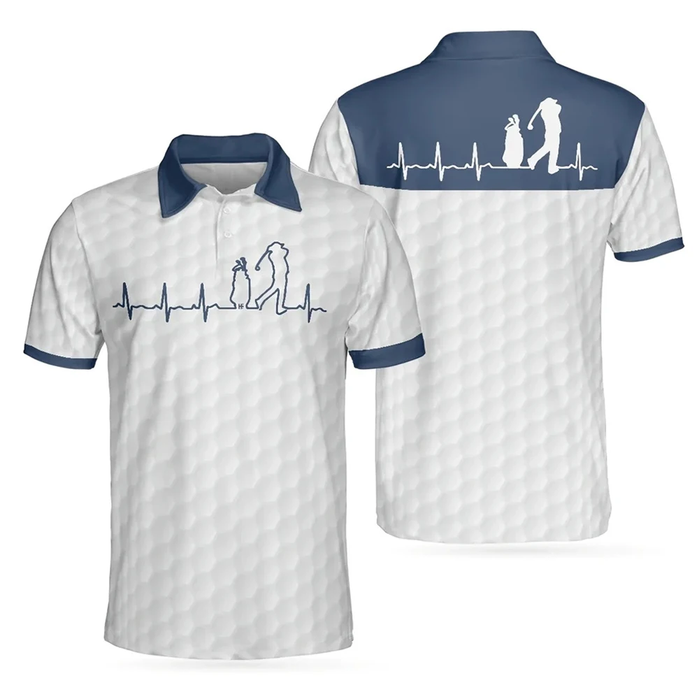 Summer Men's Golf Polo Shirts Quick Dry Polo Apparel Loose Elastic High Quality New Short Sleeve Breathable Tee Sports T-shirts