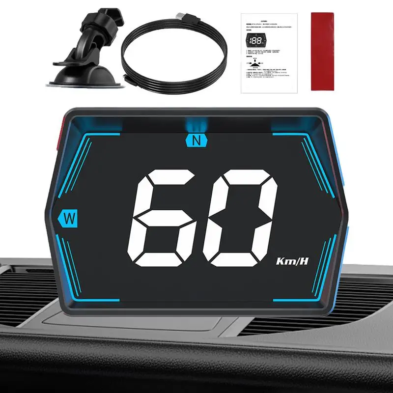 

Auto OBD2 GPS Head Up Display Car Speedometer vehicle HUD Digital GPS Speedometer auto Windshield Projector Car Accessories