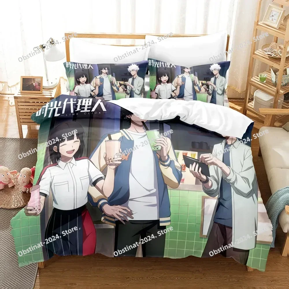 

3D Anime The Link Click Bedding Set Printed Bed Set With Pillowcase Bed Duvet Cover Soft Single Double Queen King Size Bed Linen