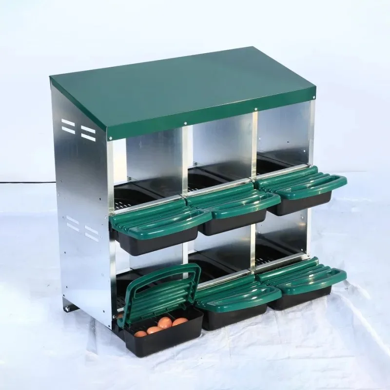 Chicken Coop  Roll-out Nesting Box Pet Cage Metal Chicken Nesting Boxes Automatic Chicken Nest Box