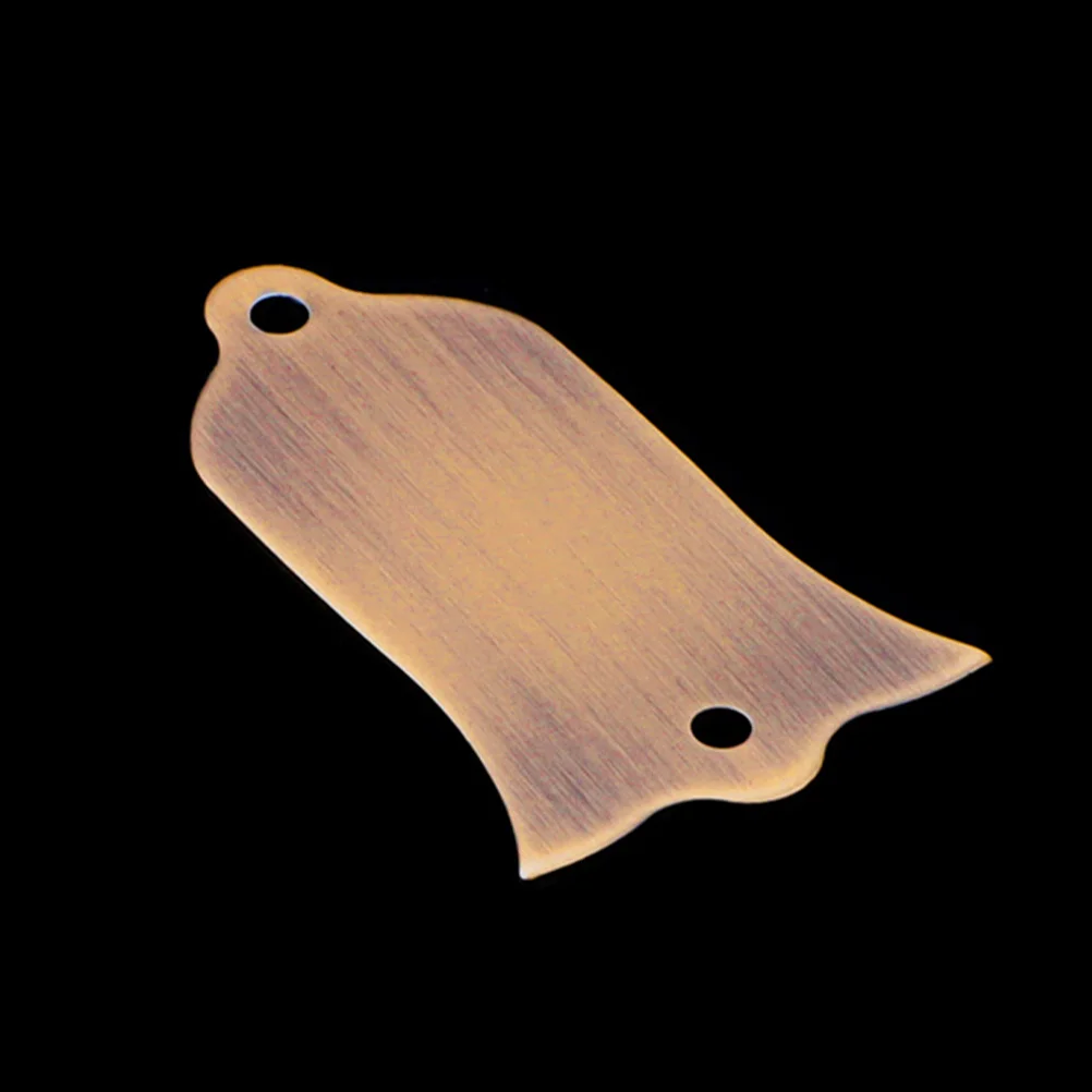 

2-Hole Metal Truss Rod Cover Replacement for Electric Bass Guitar Strong Durability No Scratch Design Ideal Gift for Beginner