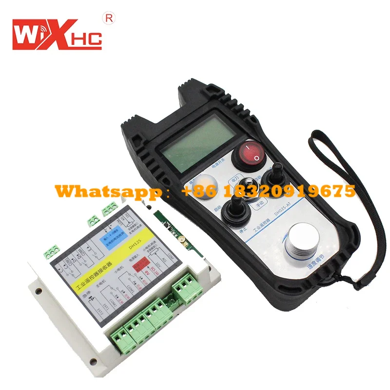 Safety Industrial radio wireless remote controller for carne  and  cutters with reciever  electric hoist tower crane cyclmotion